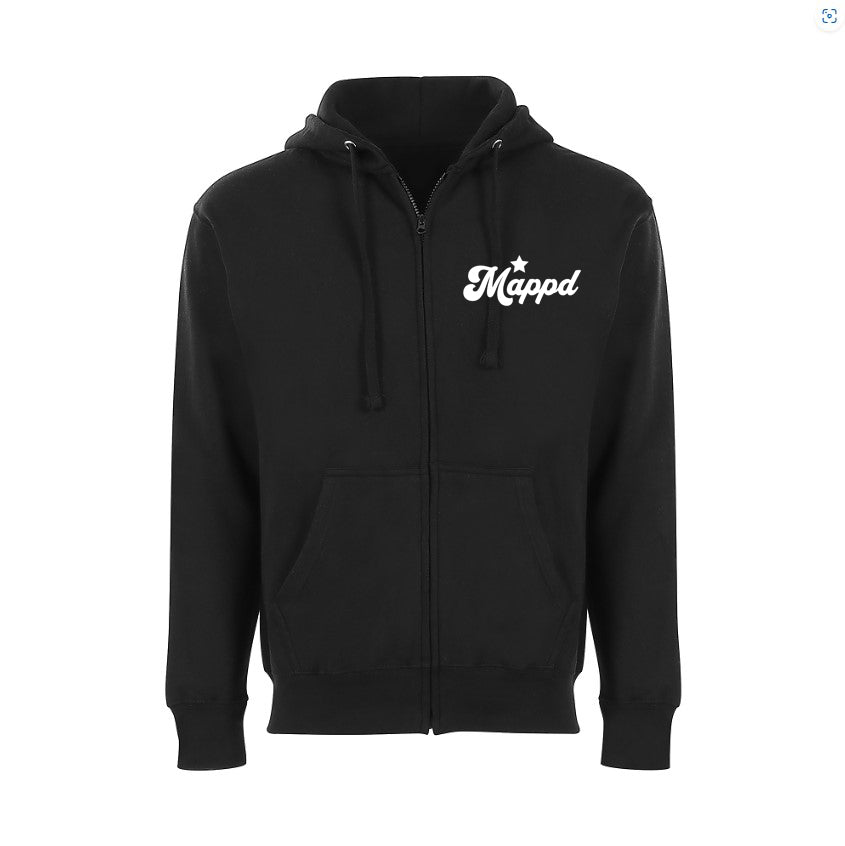 Work Hard Play Harder - Mappd Clothing - Zipper Sweater / Zipper Hoodie