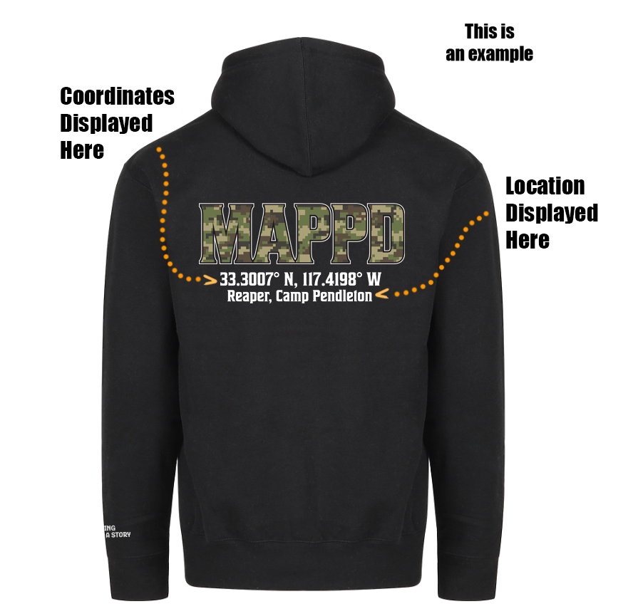 *USMC VETERAN* Mappd Clothing - Sweater / Heavy Weight Hoodie