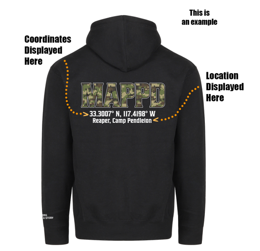 *USMC VETERAN* Mappd Clothing - Sweater / Heavy Weight Hoodie