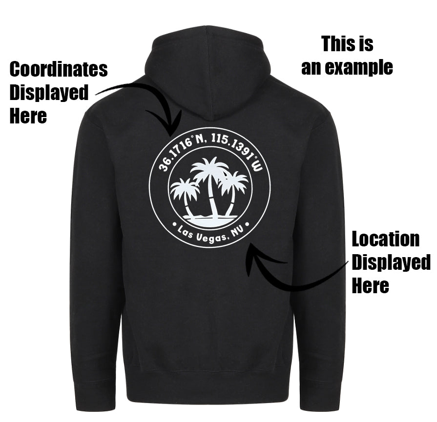 Beach Theme - Mappd Clothing - Sweater / Heavy Weight Hoodie - 11 Colors to choose from!