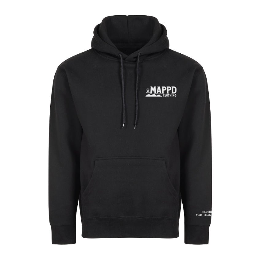 Topo Map Logo - Mappd Clothing - Sweater / Heavy Weight Hoodie - 11 Colors to choose from!