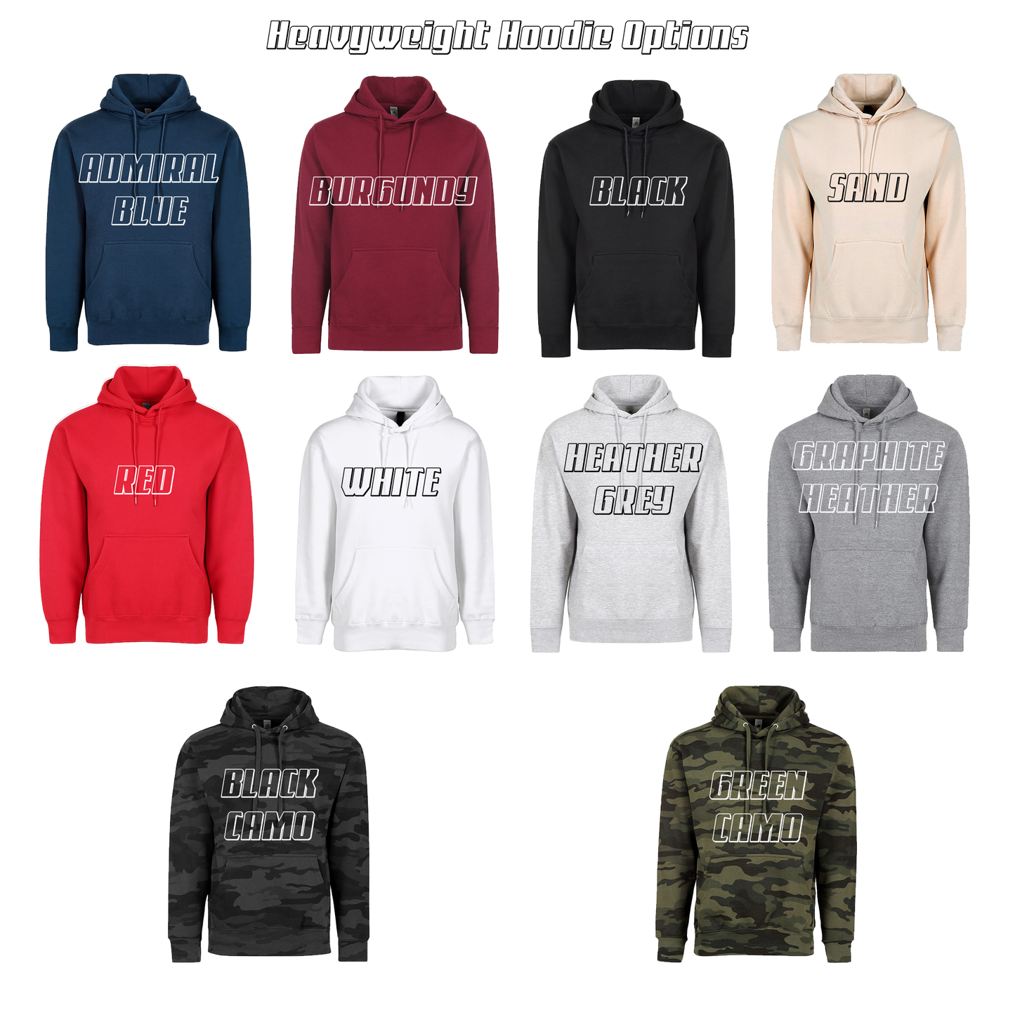 Brush Script - Mappd Clothing - Sweater / Heavy Weight Hoodie