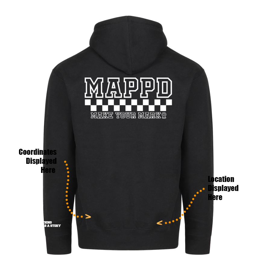 REFLECTIVE PRINT - Checkerboard - Mappd Clothing - Sweater / Heavy Weight Hoodie