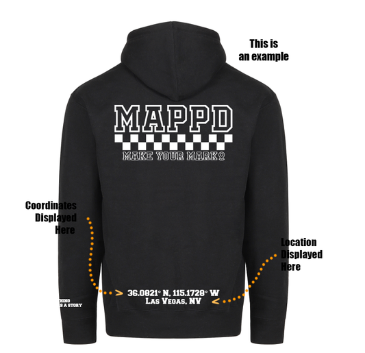 REFLECTIVE PRINT - Checkerboard - Mappd Clothing - Sweater / Heavy Weight Hoodie