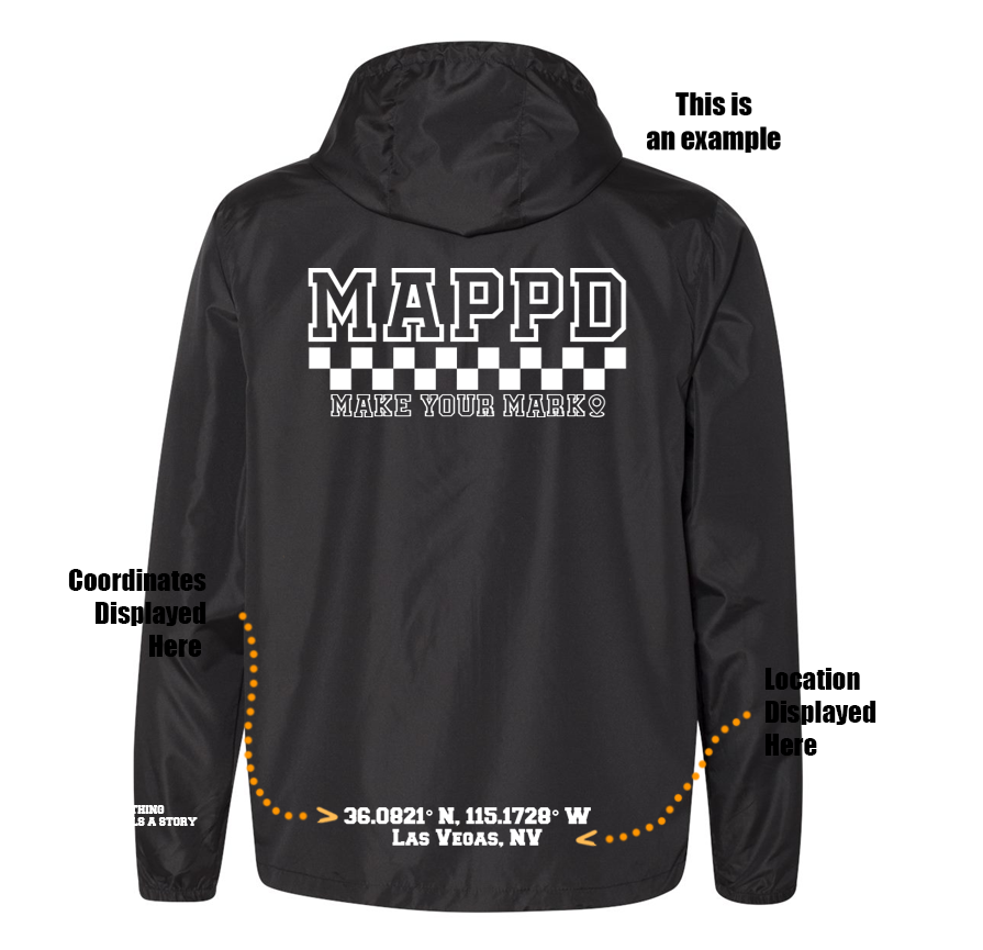 REFLECTIVE PRINT - Checkerboard - Mappd Clothing - Windbreaker