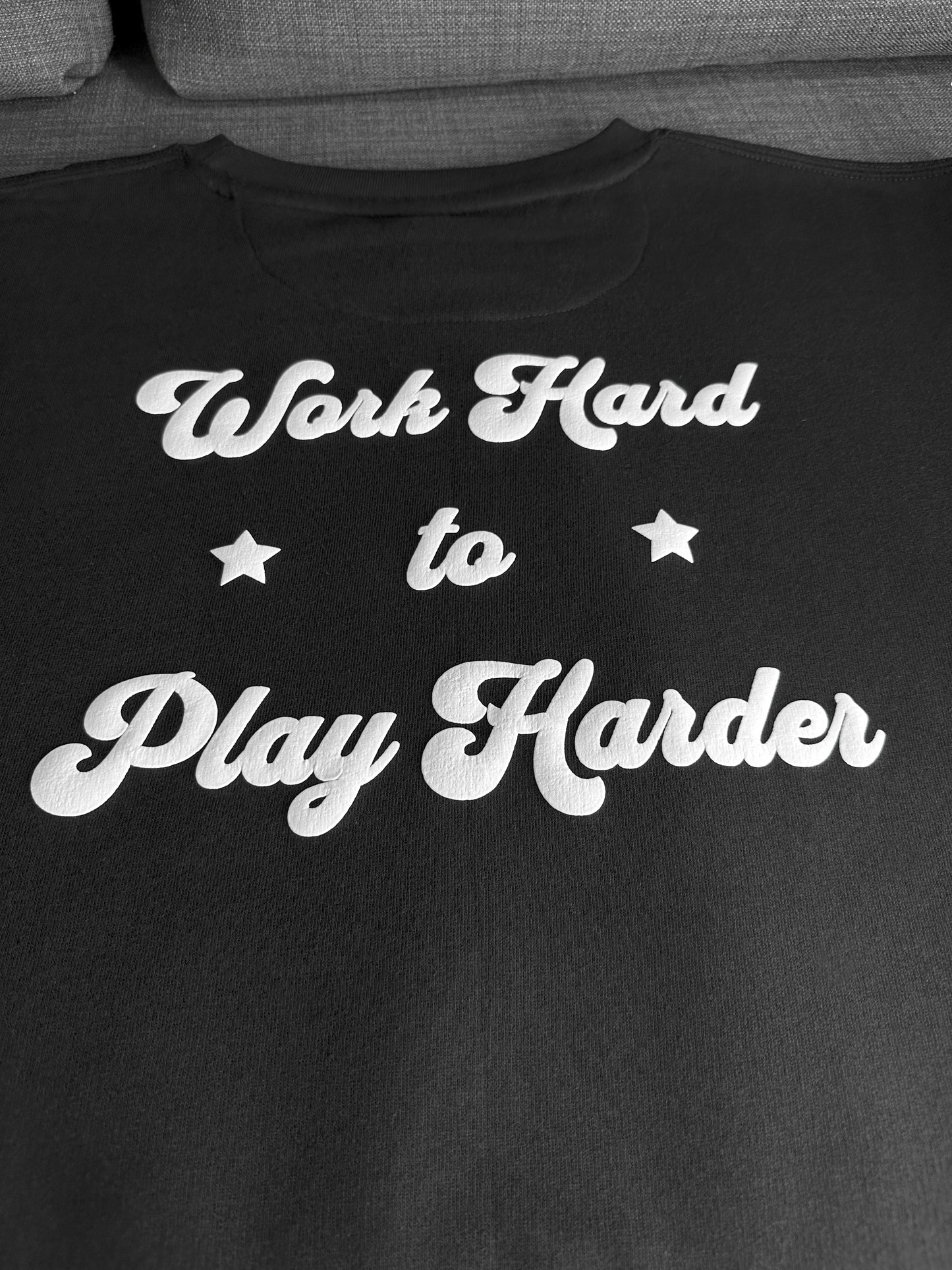 Work Hard Play Harder - Mappd Clothing - Crew Neck Sweater