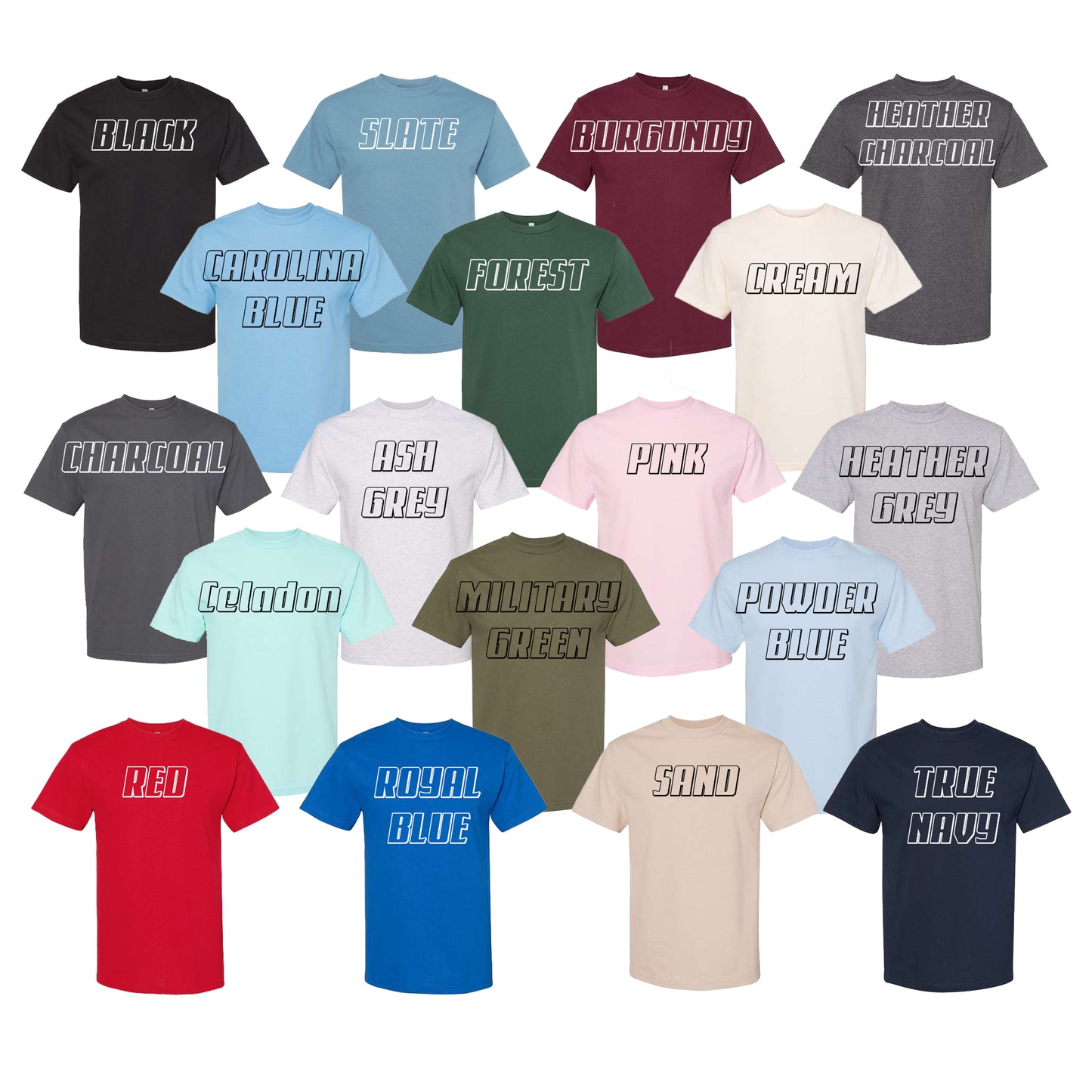 Topo Map Logo - Mappd Clothing - TShirt - 18 Colors to choose from!