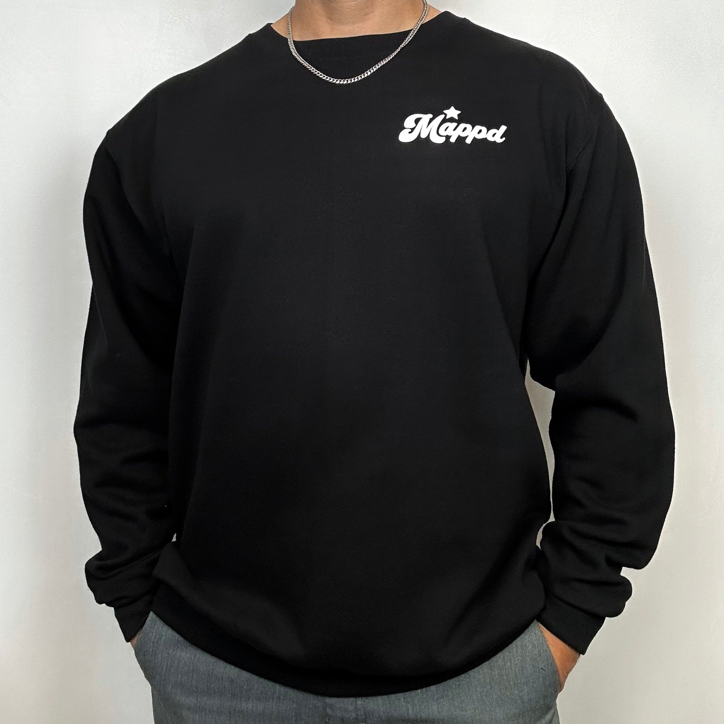 Work Hard Play Harder - Mappd Clothing - Crew Neck Sweater