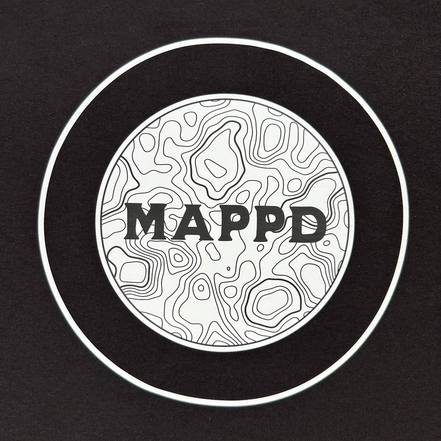 Topo Map Logo - Mappd Clothing - TShirt - 18 Colors to choose from!