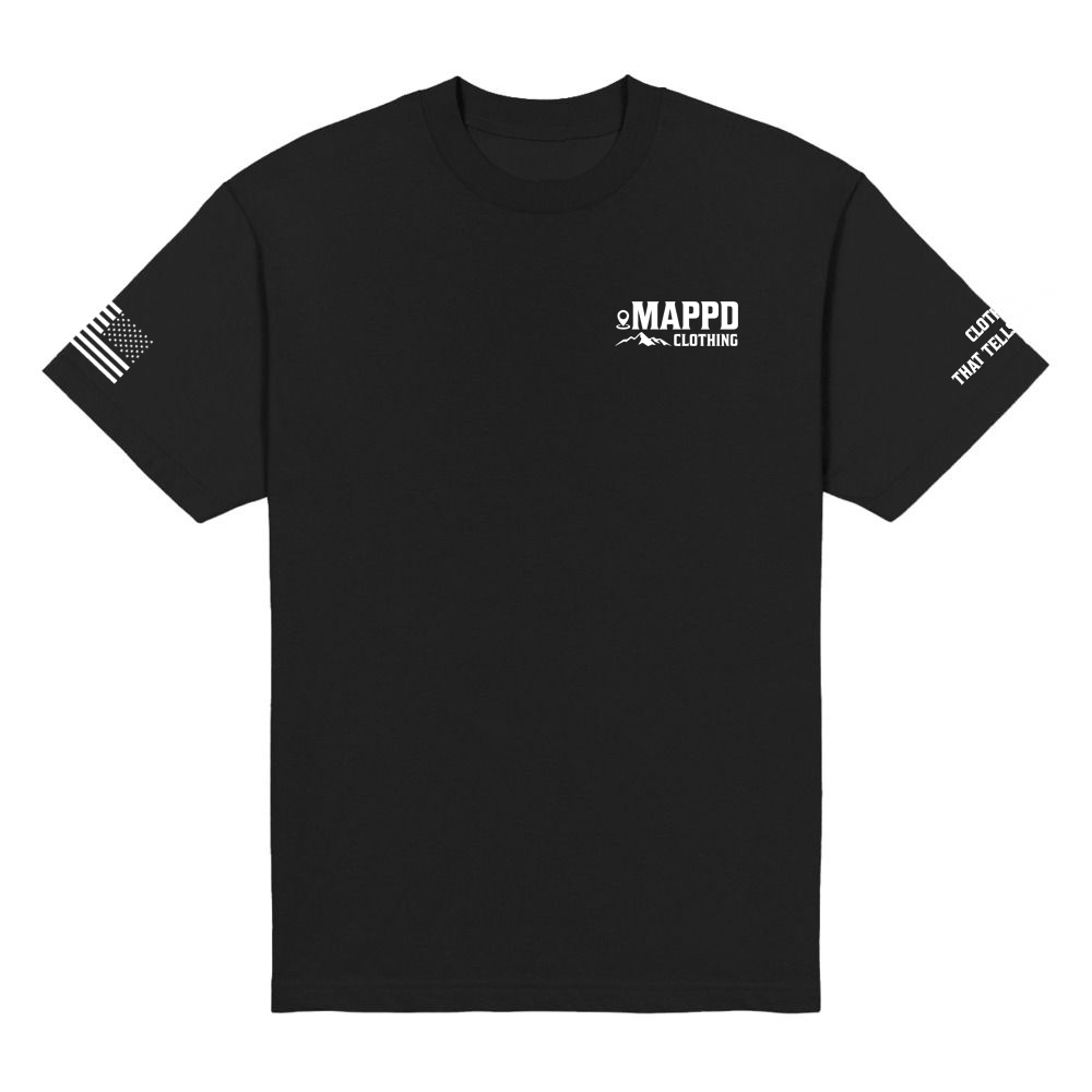 *VETERAN* MAPPD topo Logo - Mappd Clothing - TShirt - 18 Colors to choose from!