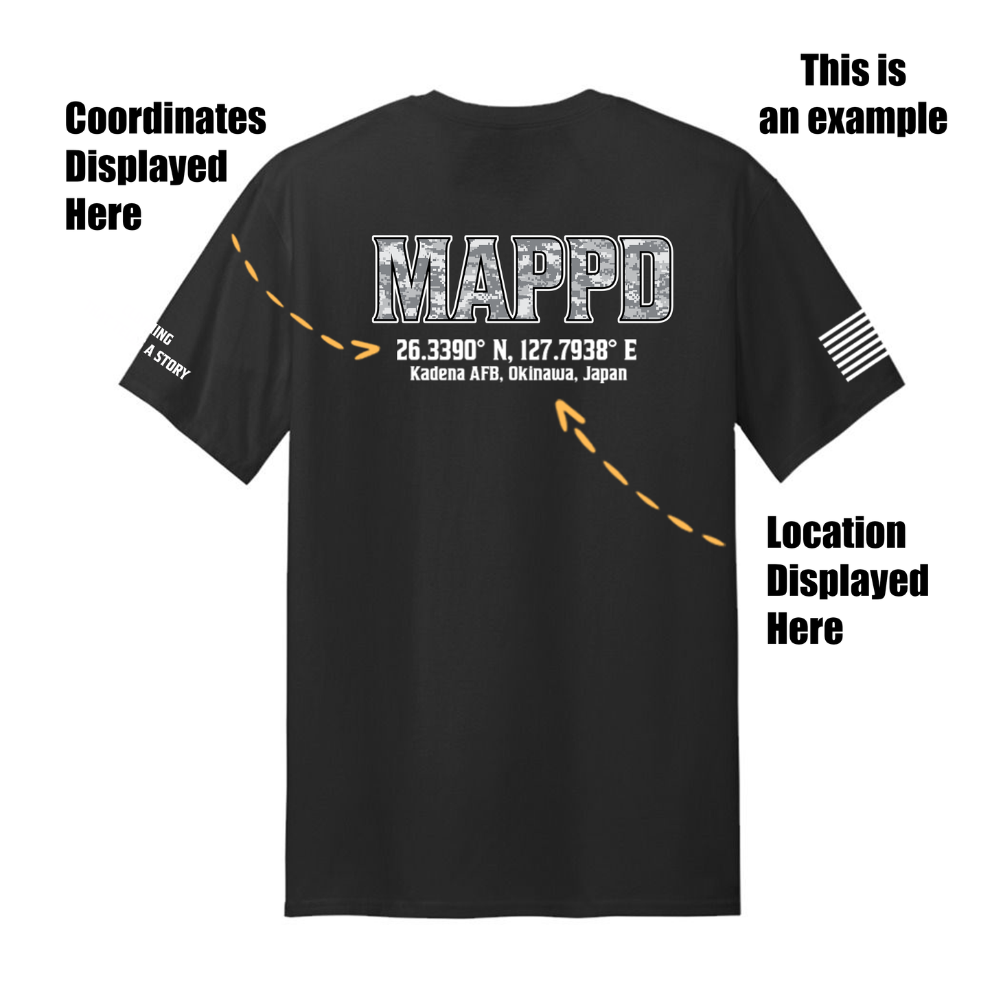 *VETERAN* MAPPD topo Logo - Mappd Clothing - TShirt - 18 Colors to choose from!