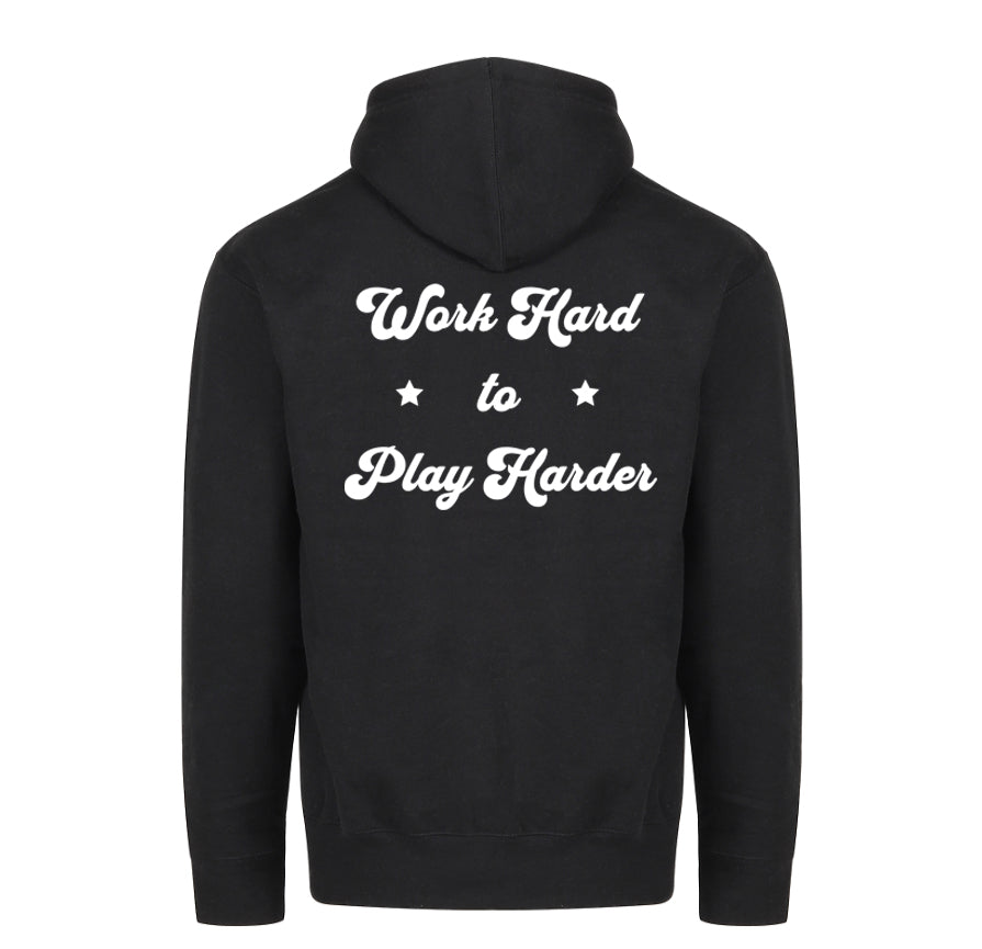 Work Hard Play Harder - Mappd Clothing - Sweater / Heavyweight Hoodie - 11 Colors